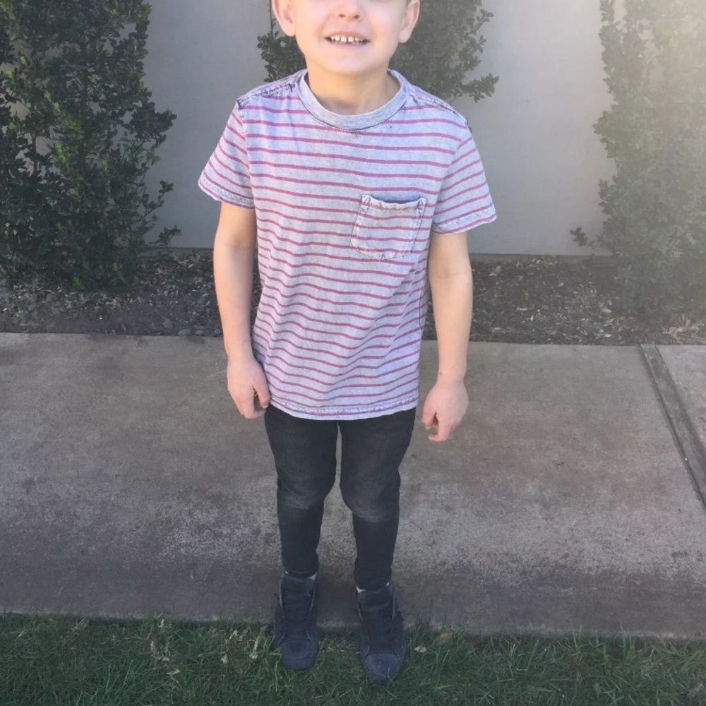 Zara boys size 6 black skinny jeans